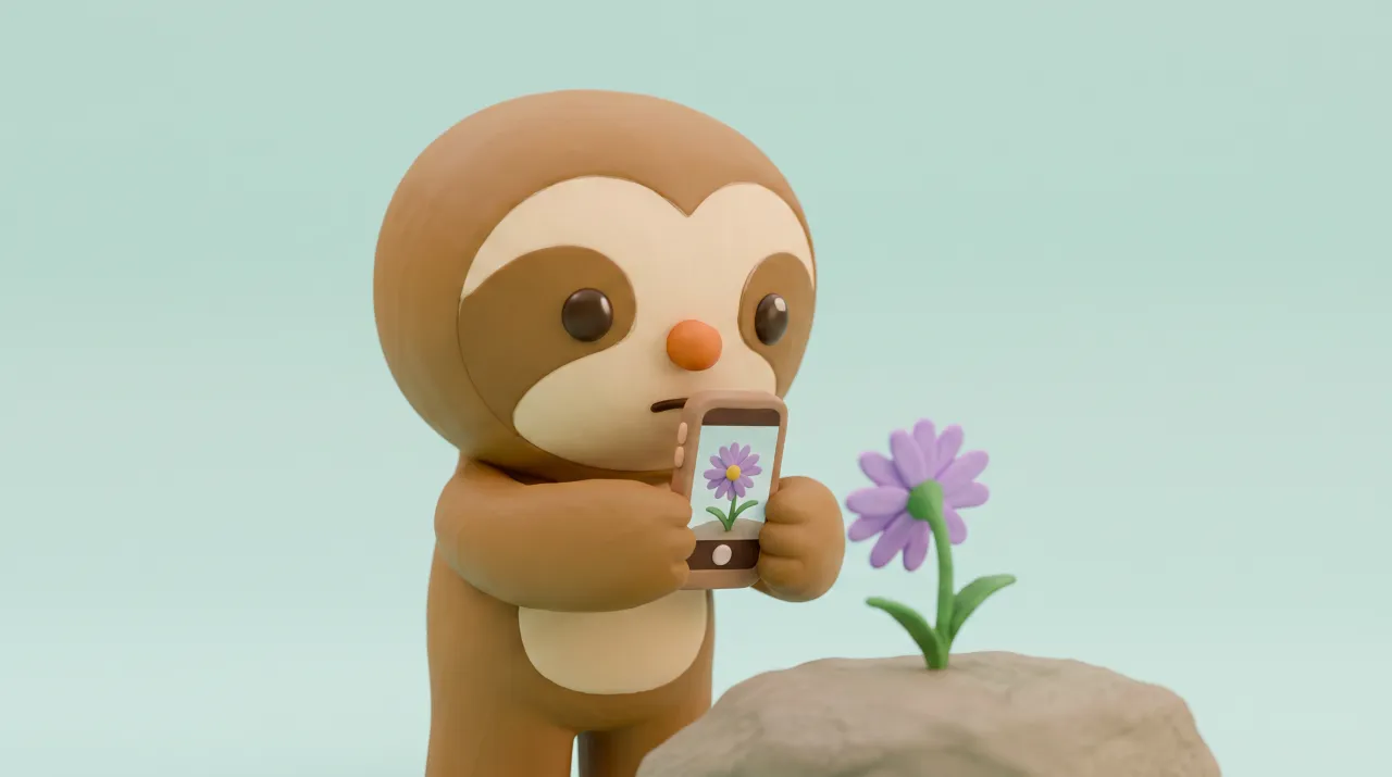 AI 렌즈로 꽃 스캔!